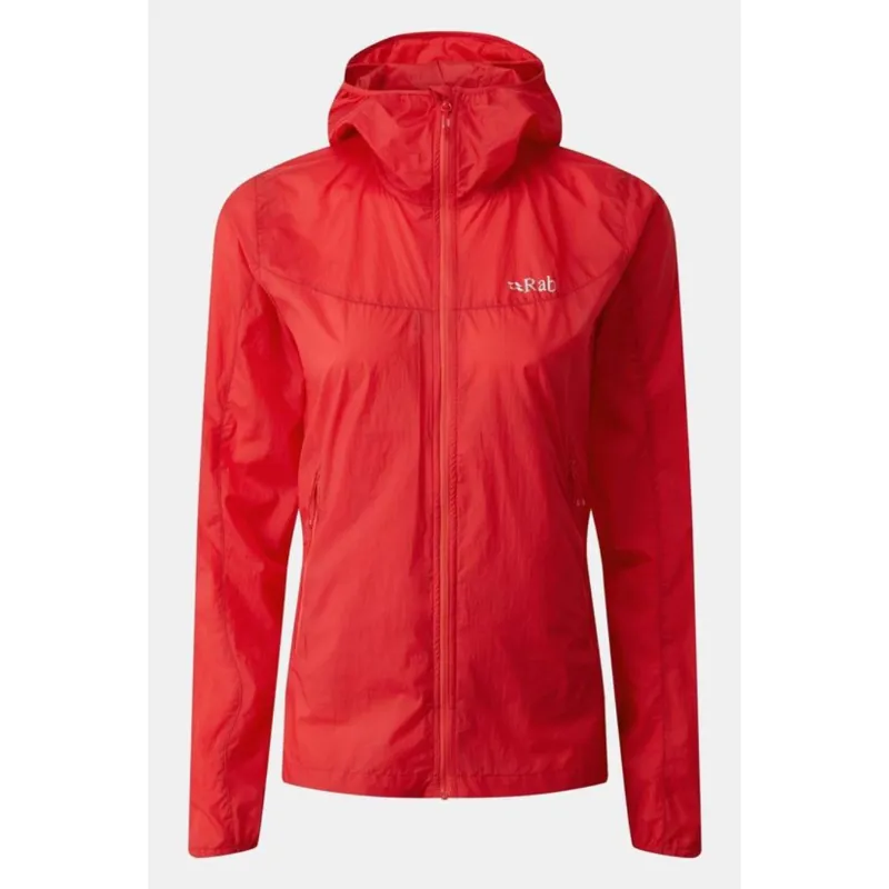 Rab Women's Vital Windshell Hoody 14 Geranium
